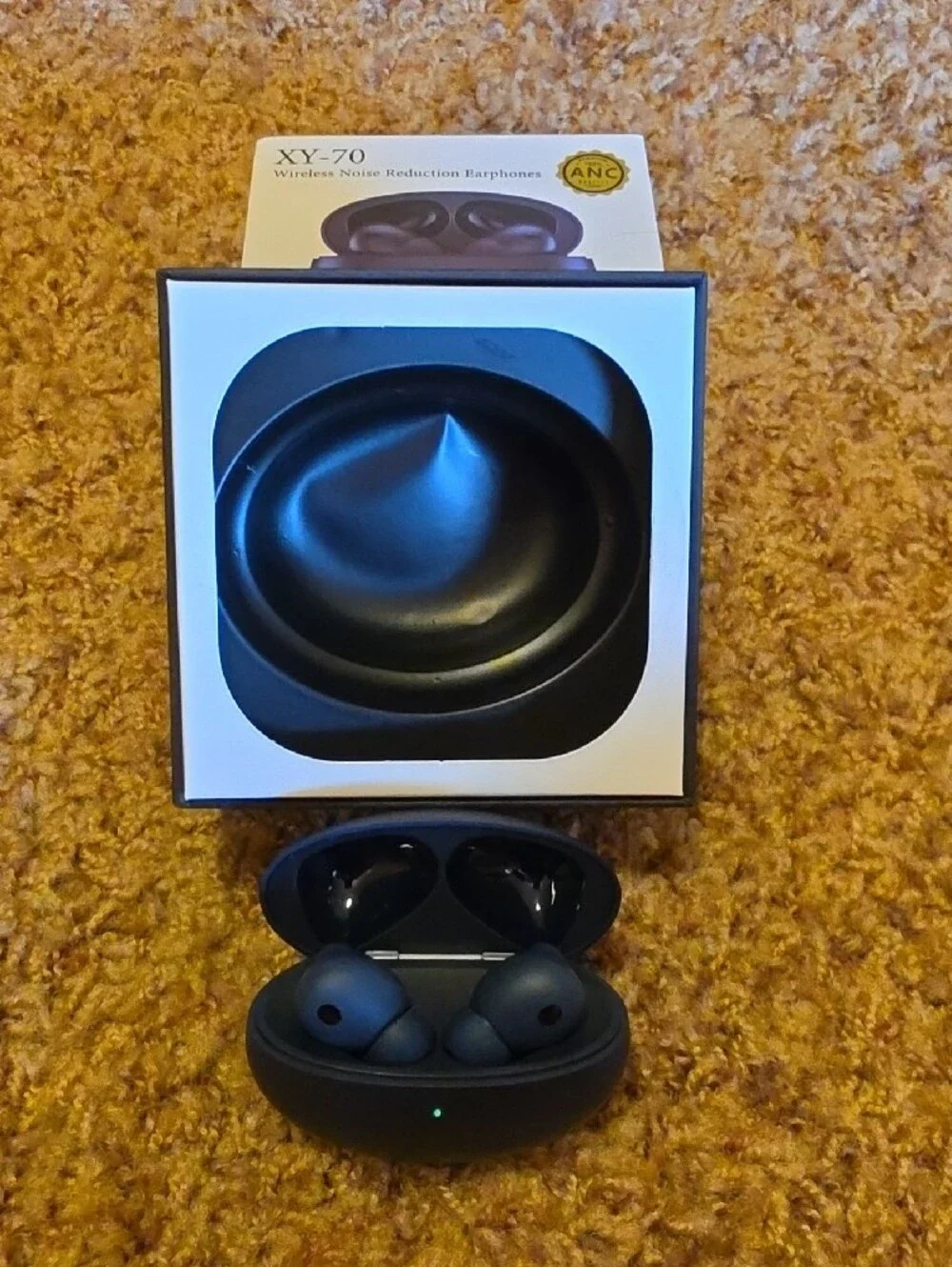 Blue Wireless Bluetooth TWS Earbuds with Charging Case